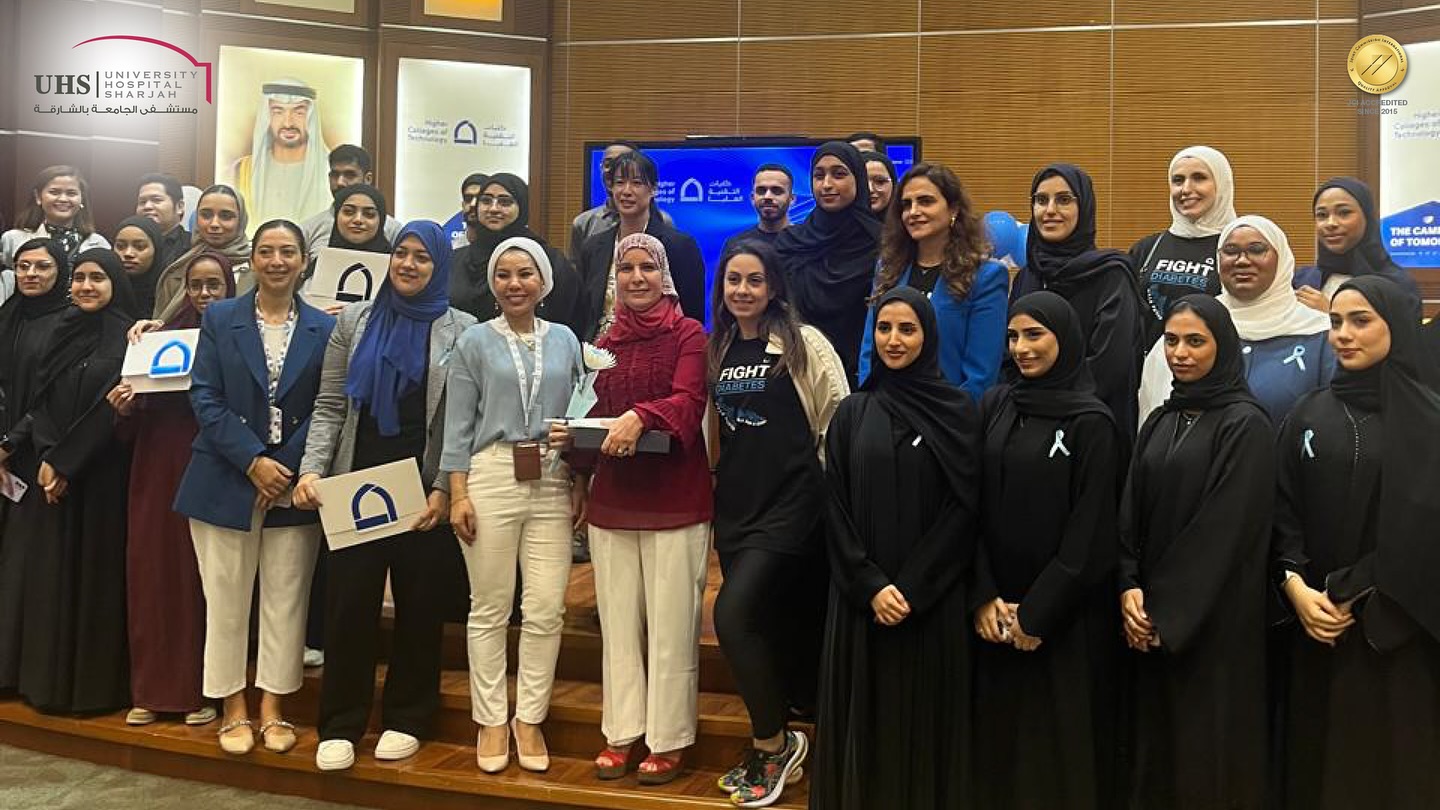 World diabetes day celebration in Higher Colleges of Technology